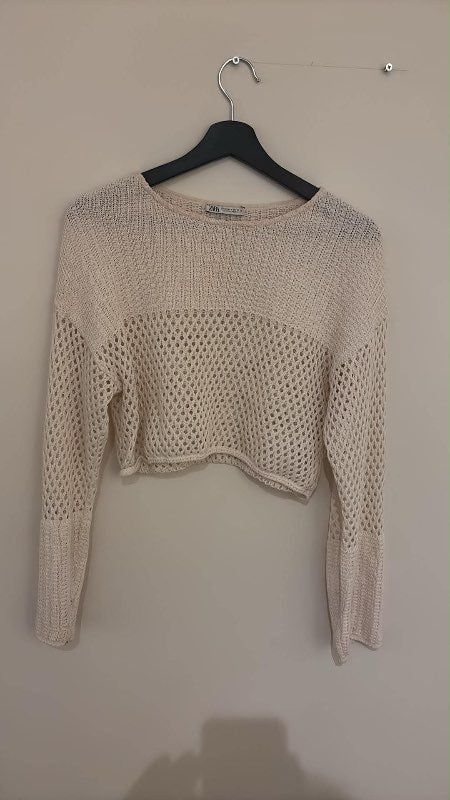 Zara   cropped toppur