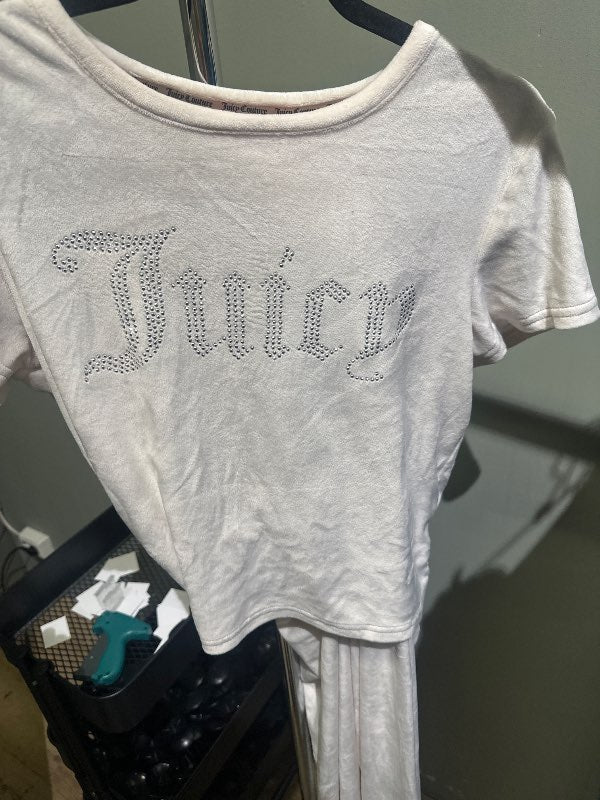 Juicy Couture Galli hvítur flauel