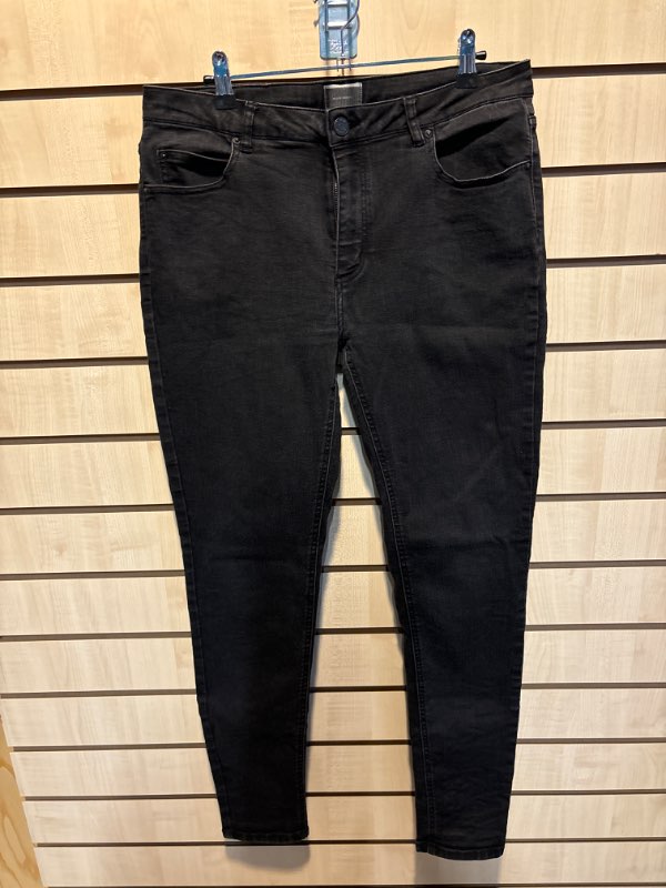 Plain denim buxur