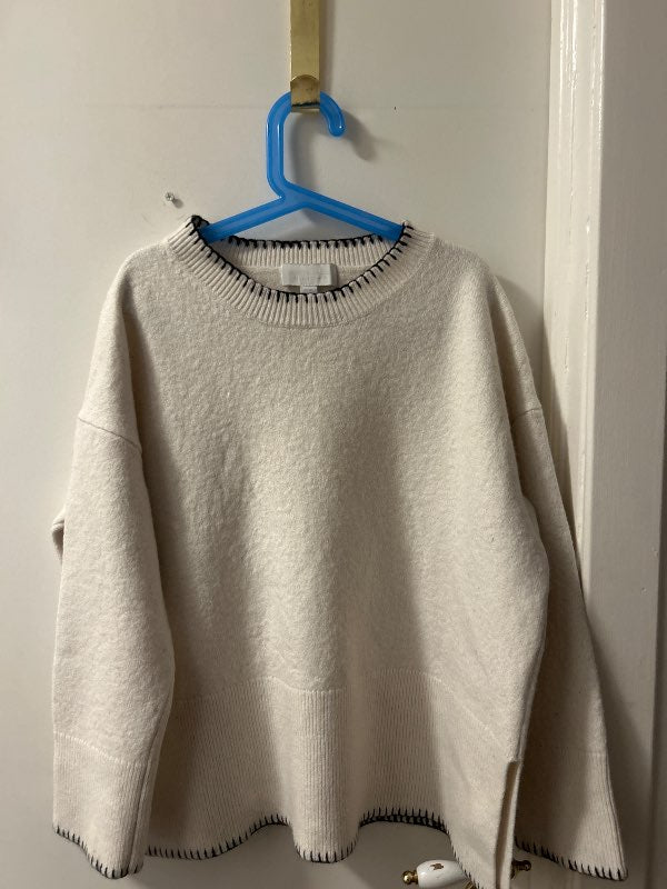 White label wool sweater