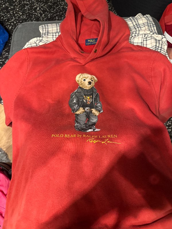 42 Ralph Lauren bear peysa L