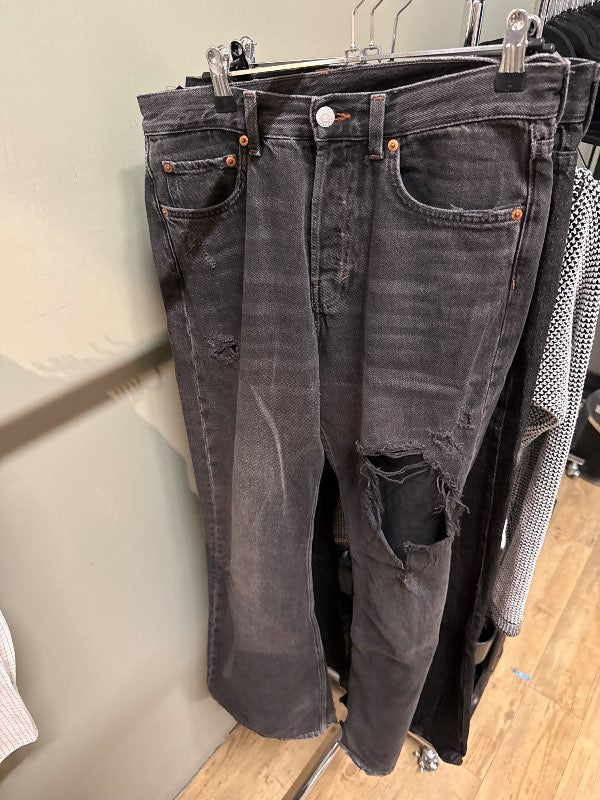 Bootcut gallabuxur