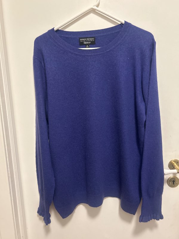 Banana Republic fine wool indigo