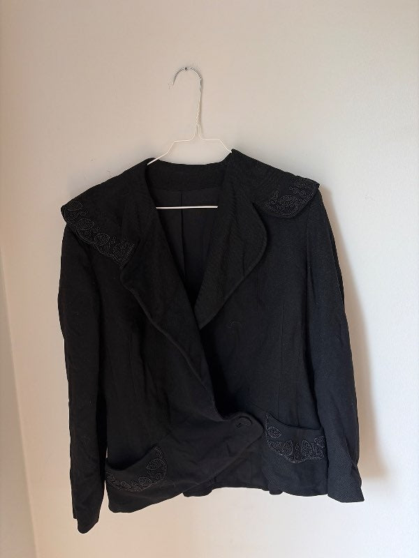 vintage ullar blazer