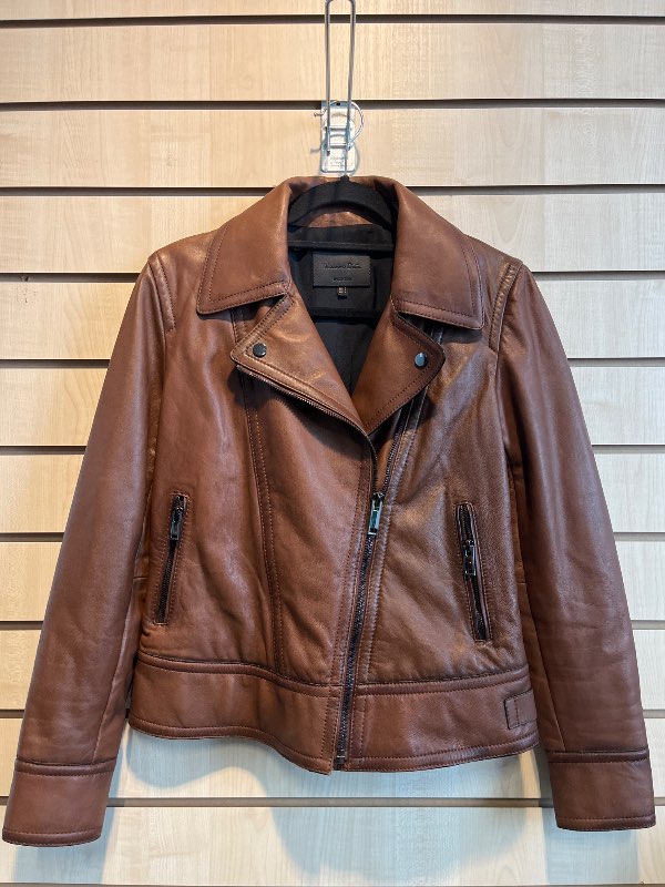 Massimo Dutti leður Jakki