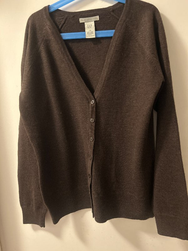 GAP Brown cardigan100% merino