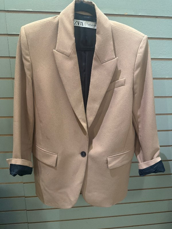 Zara ljósbrúnn oversized Blazer