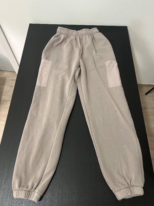 -baige joggingbuxur