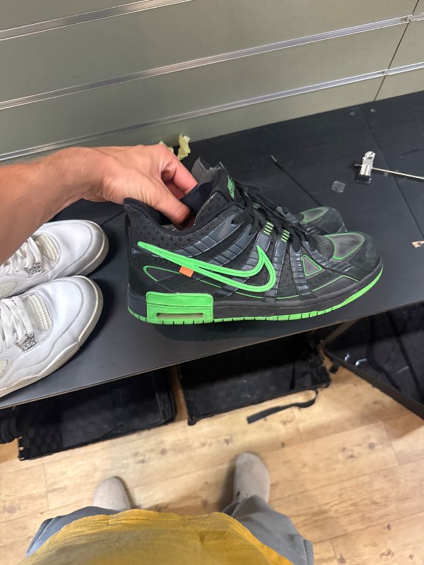Off white rubber dunks