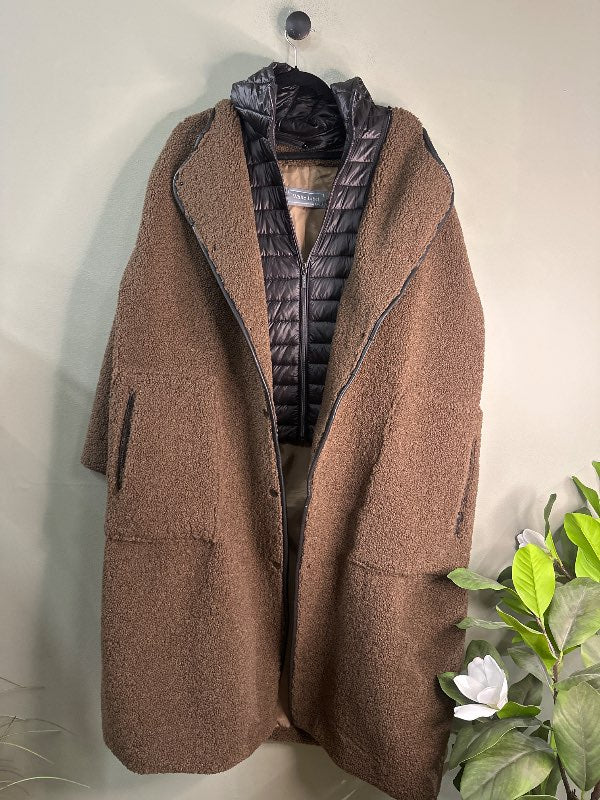 White label brúnn jakki