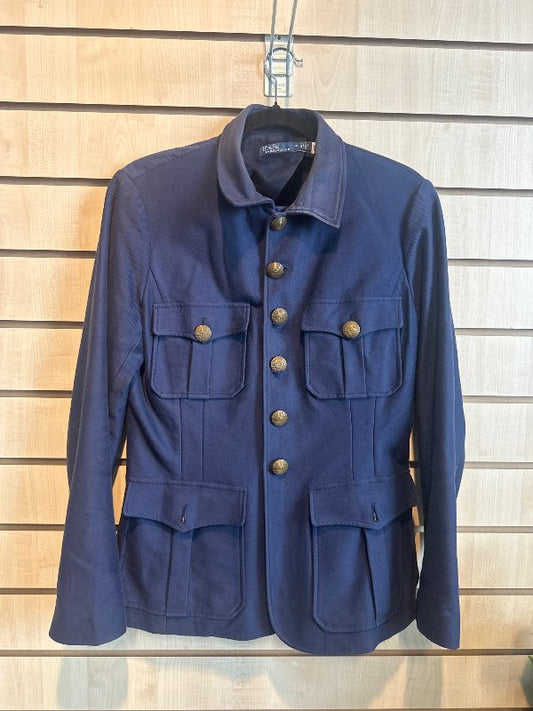 vintage Polo blár jakki
