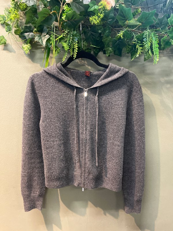 Stefanel 100% ull Peysa zip