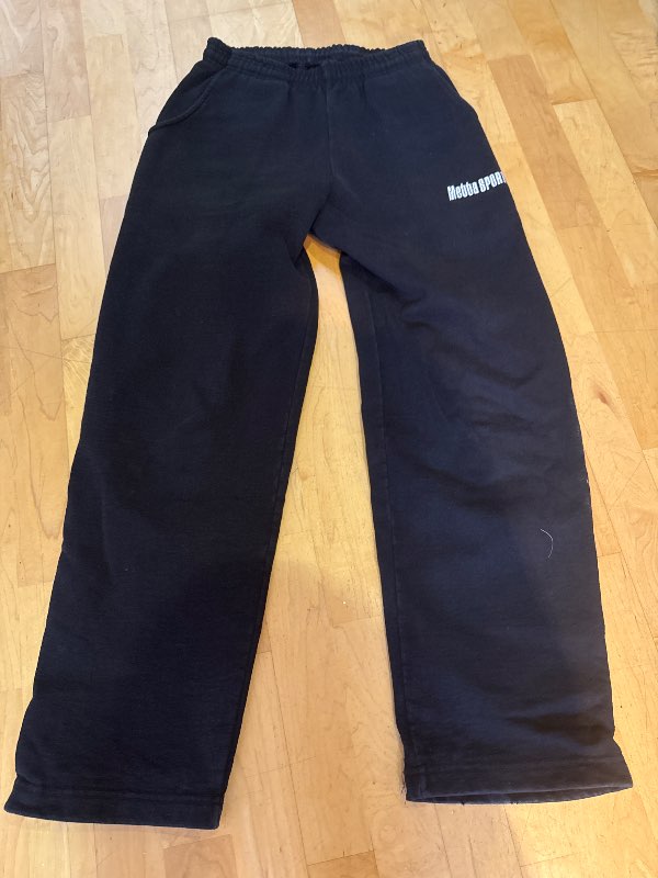 Metta sport svartar jögging buxur