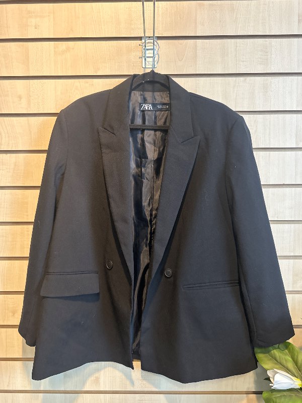 zara svartur blazer