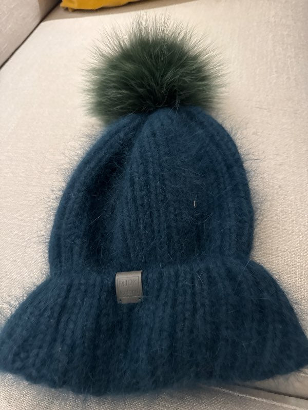 Mjúk húfa græn
