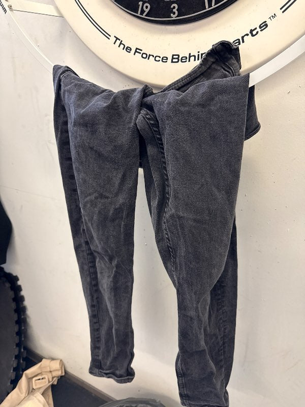 Zara svartar gallabuxur