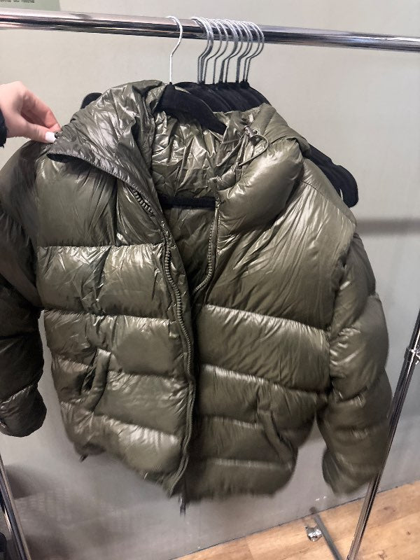 Græn úlpa