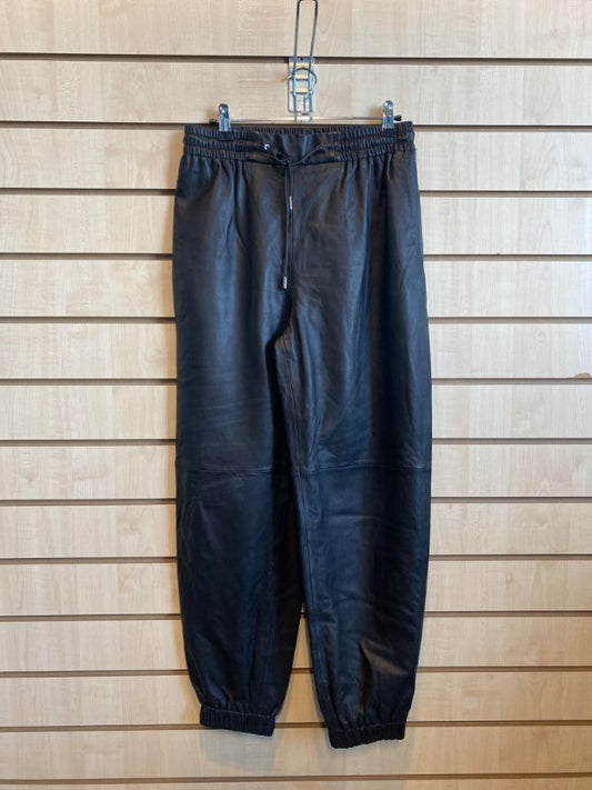 massimo dutti leðurbuxur