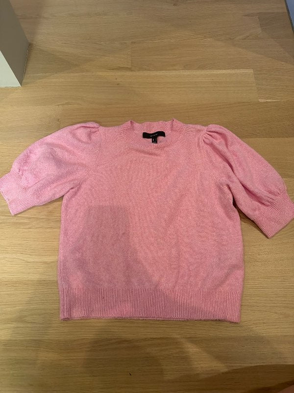 Bleik vera moda stutterma peysa