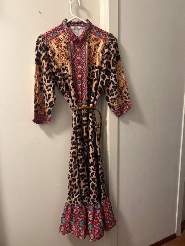 Leopard print dress
