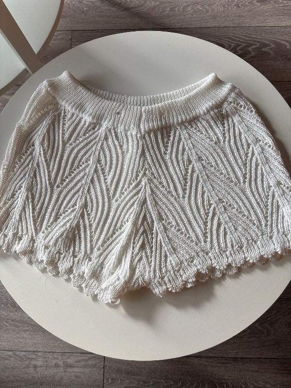 Knit stuttbuxur