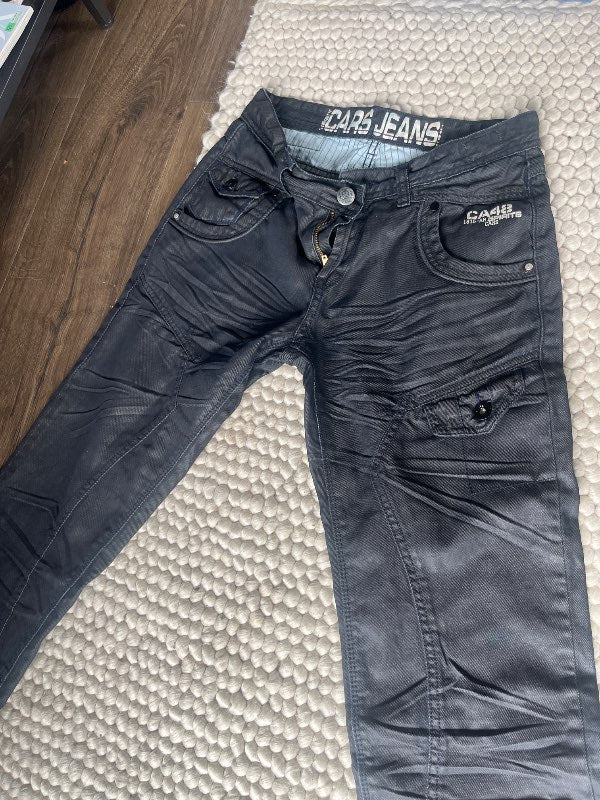 cars jeans gallabuxur svartar