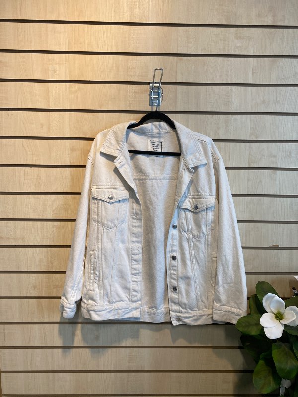 Pull&bear hvitur gallajakki