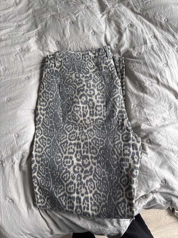 Cheetah print gallabuxur