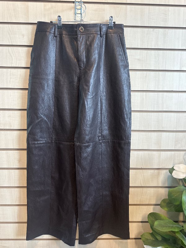 Zara pleðurbuxur