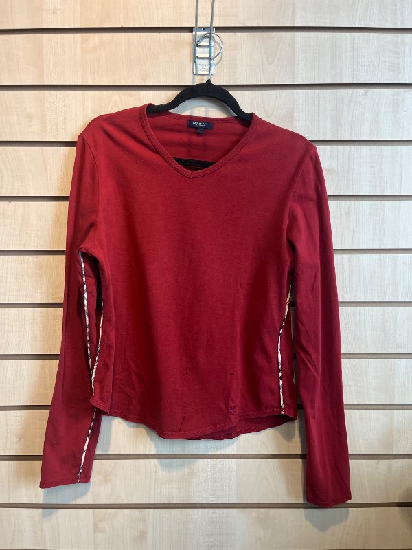 Rauður Burberry Bolur