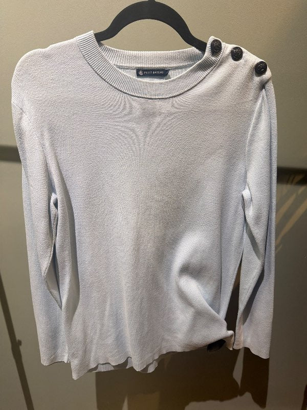 Peysa ljósblá petit bateau
