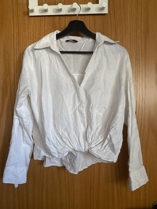 cropped ZARA skyrta