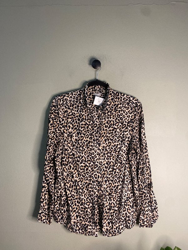 Lindex leopard blússa