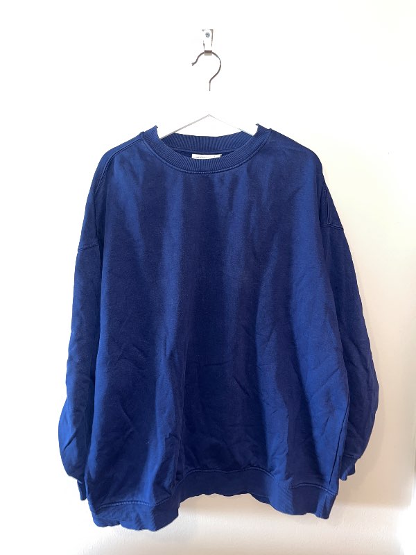 Peysa oversized Weekday dökkblá