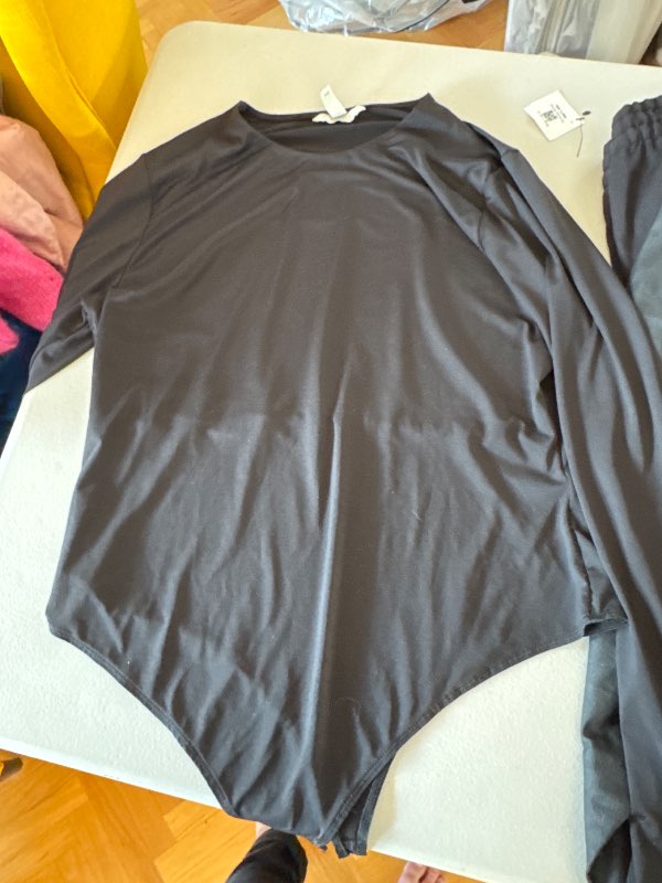 Samfella xl svart langerma