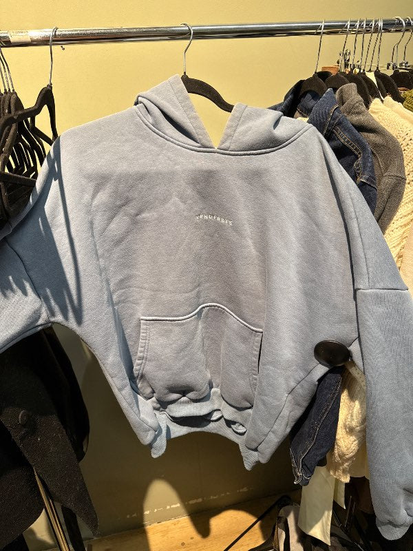 Venderbys hettupeysu blá