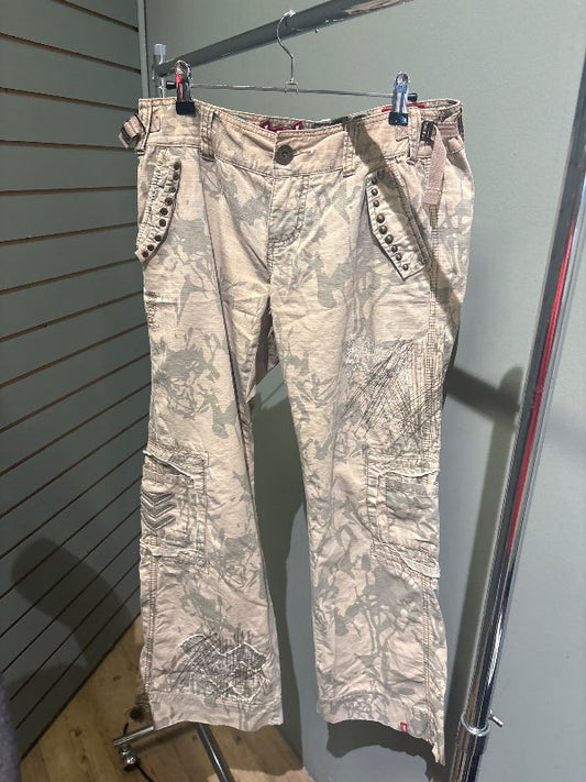 camo cargo buxur