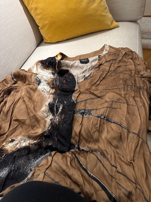 Kjóll drops XL silki