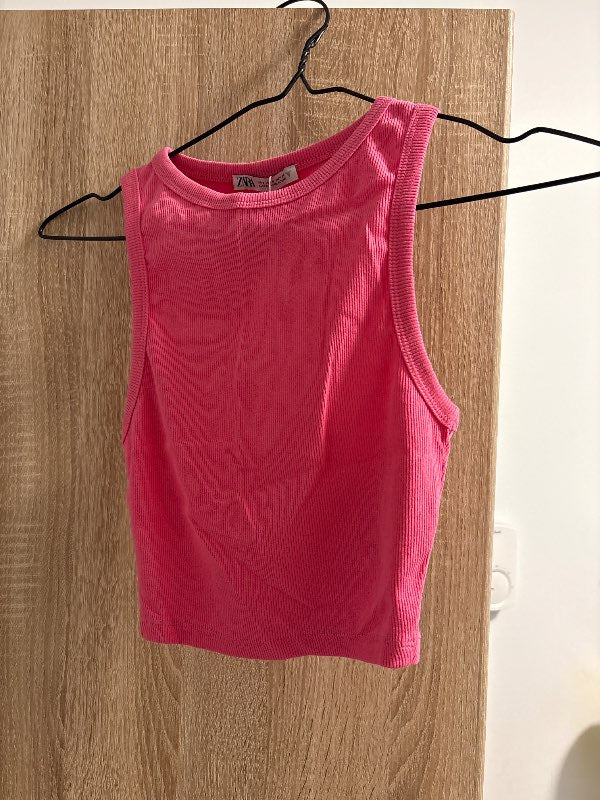 Zara toppur bleikur