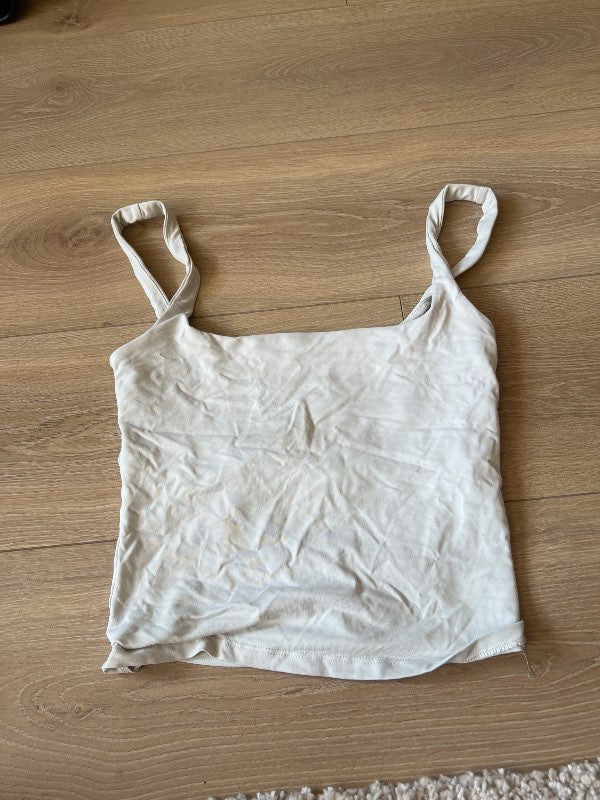 Bershka hvítur bolur