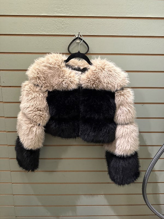 Faux fur jakki