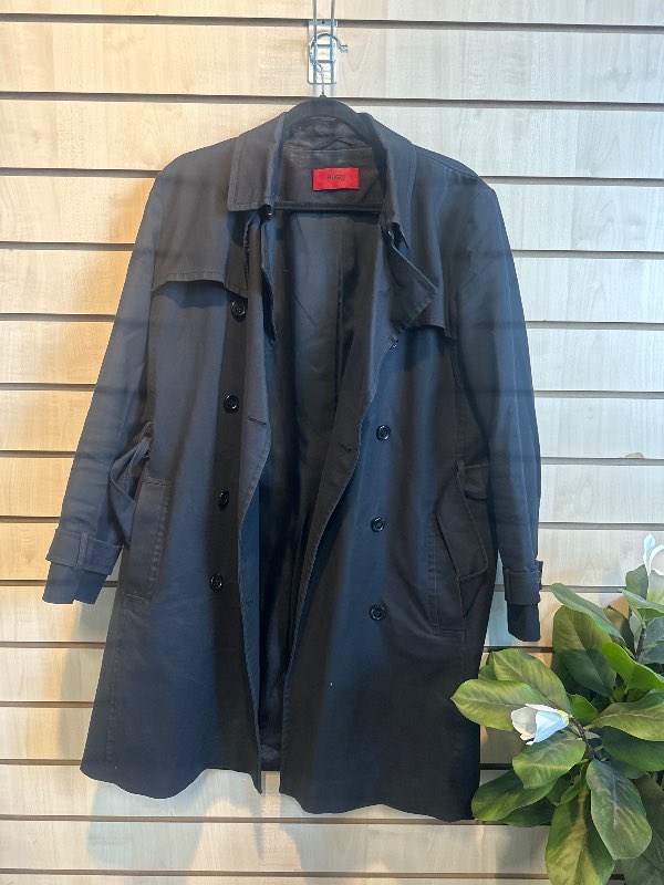 hugo boss svartur frakki