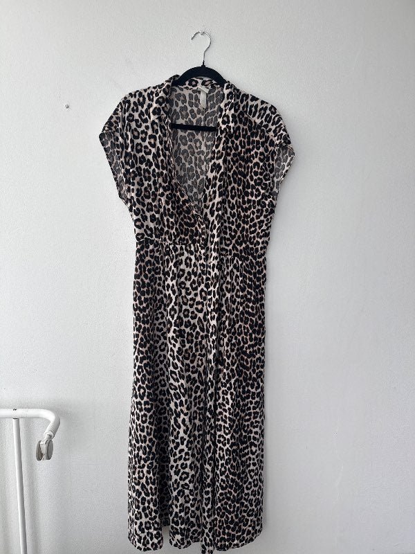 Sumar kjóll leopard H&M