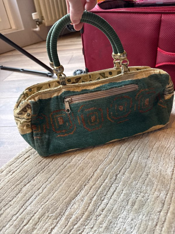 Vintage grænt veski