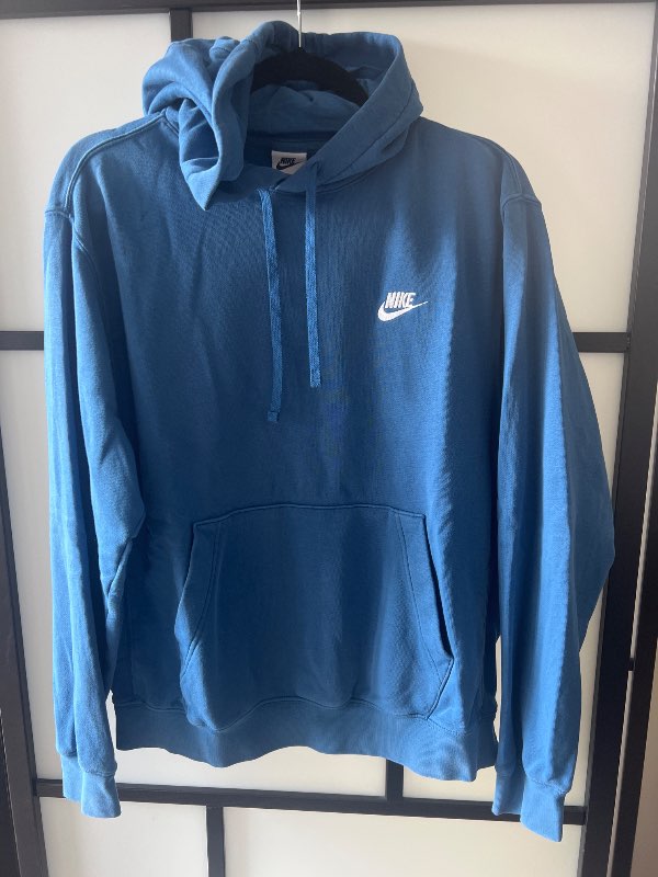 NIKE blue hettupeysa