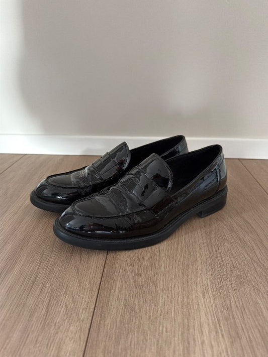 Vagabond svartir loafers