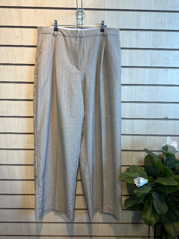 Zara beige dragt buxur