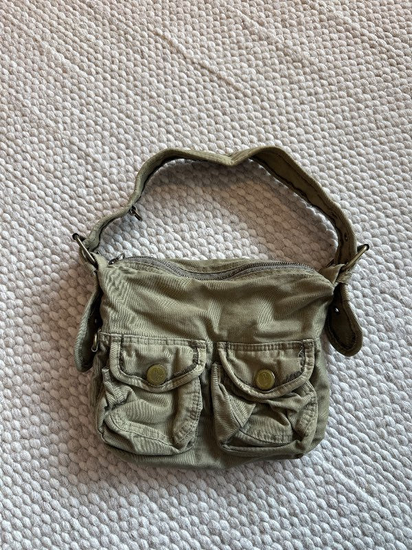 Vintage græn taska