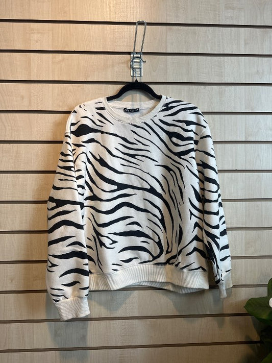 zara zebra peysa
