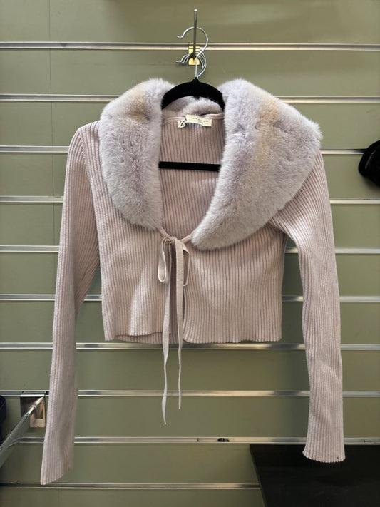 Zara furr peysa